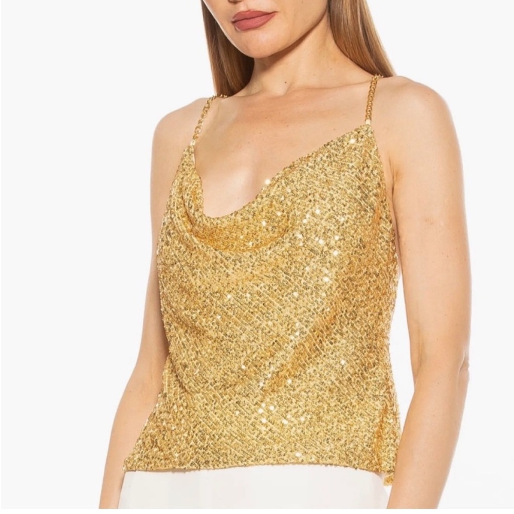 Alexia Admor Sequin Top